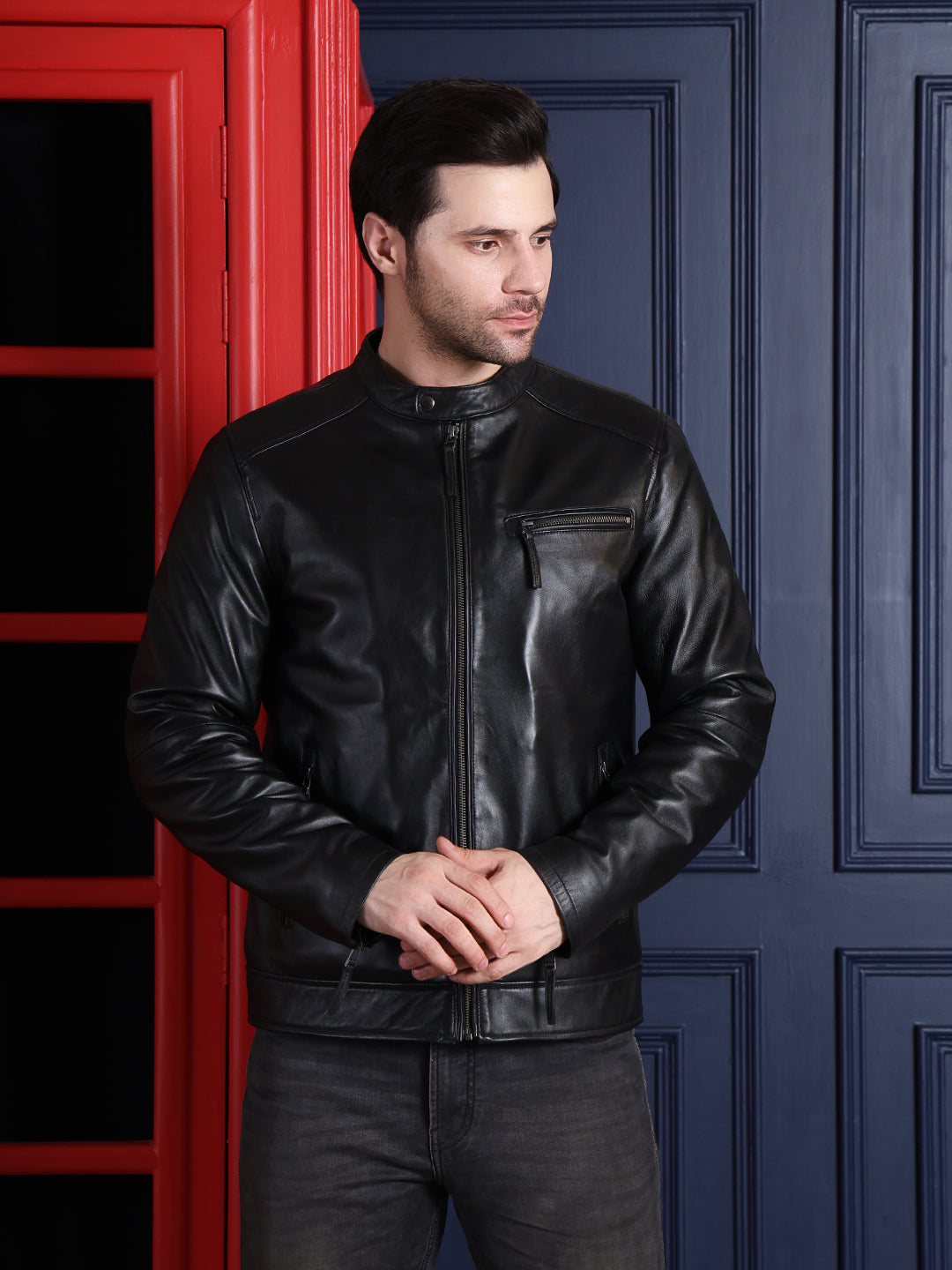 Cool Equal Men's Pure Leather Jacket