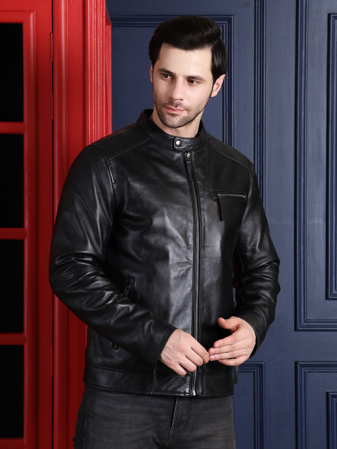 Cool Equal Men's Pure Leather Jacket